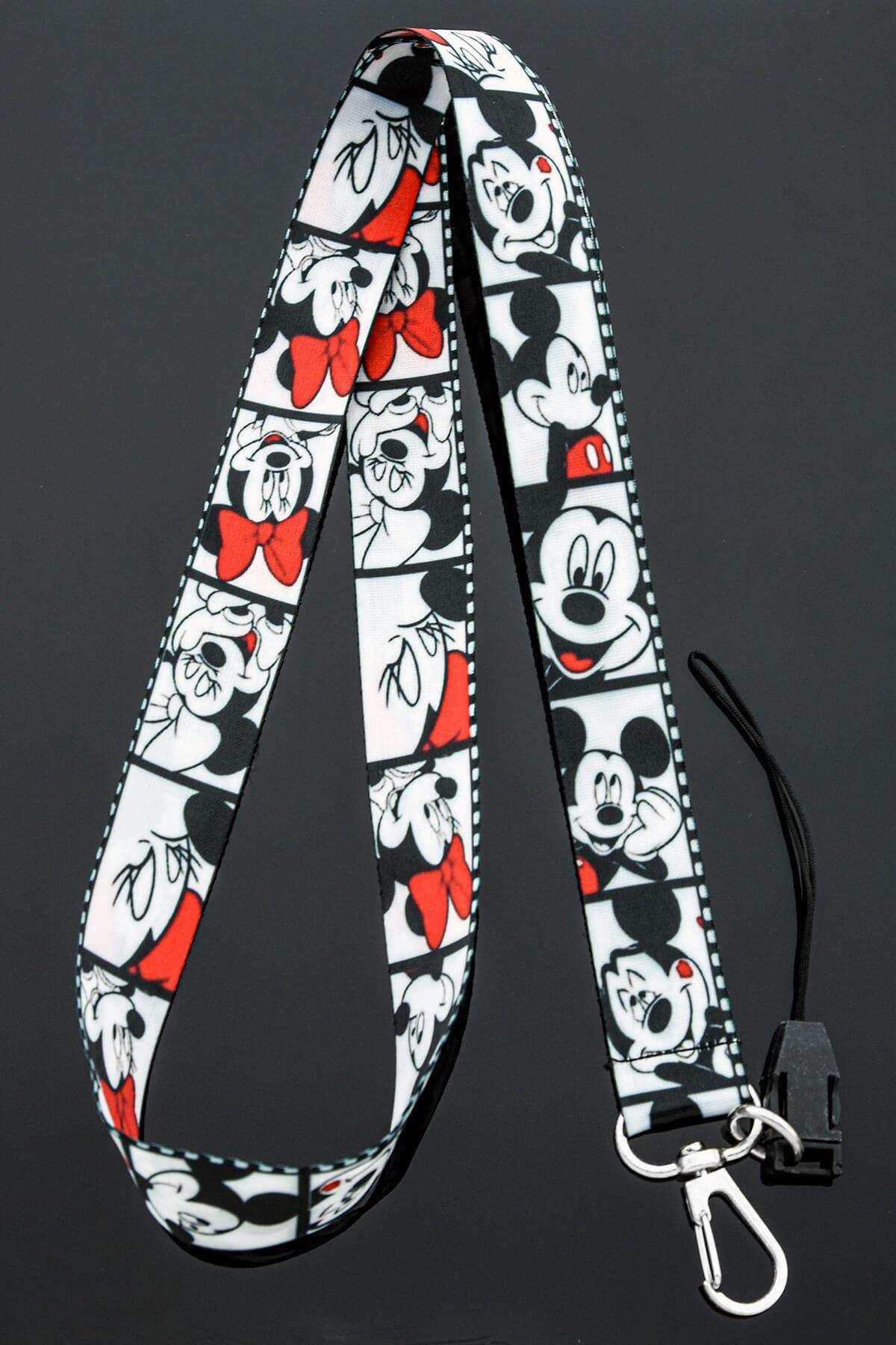Mickey Mouse Yaka Kartı Boyun Askı İpi Telefon Askı İpi - ASK0162